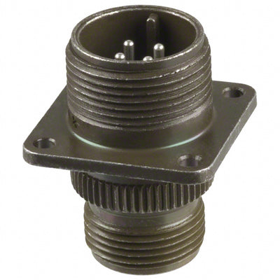 97-3100A-14S-2P by Amphenol Industrial Operations - CONNECTOR RECPT MALE 4P SOLDER CUP