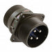 97-3100A-24-22P by Amphenol Industrial Operations - CONNECTOR RECPT MALE 4P SILV SLDR CUP