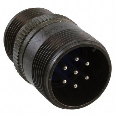 97-3101A-16S-1P by Amphenol Industrial Operations - CONNECTOR RECPT MALE 7P SILV SLDR CUP