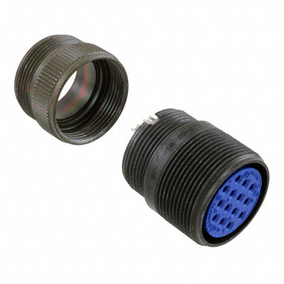 97-3101A-20-27S by Amphenol Industrial Operations - CONNECTOR RECPT FMALE 14P SOLDER CUP