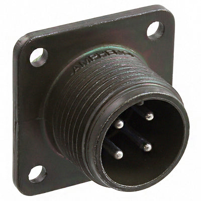97-3102A-12SL-844P by Amphenol Industrial Operations - CONNECTOR RECPT MALE 4P SILV SLDR CUP