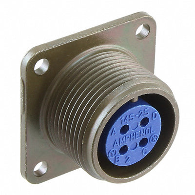 97-3102A-14S-2S by Amphenol Industrial Operations - CONNECTOR RECPT FMALE 4P SOLDER CUP