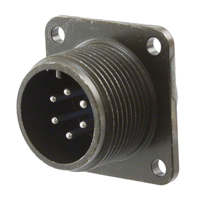 97-3102A-14S-6P by Amphenol Industrial Operations - CONNECTOR RECPT MALE 6P SILV SLDR CUP