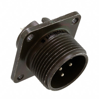 97-3102A-14S-7P by Amphenol Industrial Operations - CONNECTOR RECPT MALE 3P SILV SLDR CUP
