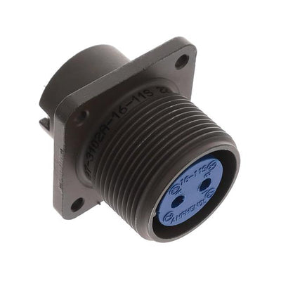 97-3102A-16-11S by Amphenol Industrial Operations - CONNECTOR RECPT FMALE 2P SILV SLDR CUP