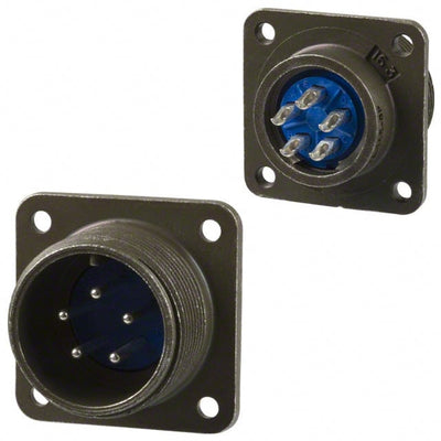 97-3102A-16S-8P by Amphenol Industrial Operations - CONNECTOR RECPT MALE 5P SILV SLDR CUP