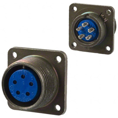 97-3102A-16S-8S by Amphenol Industrial Operations - CONNECTOR RECPT FMALE 5P SOLDER CUP