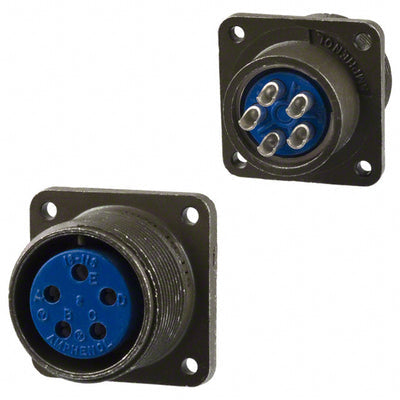 97-3102A-18-11S by Amphenol Industrial Operations - CONNECTOR RECPT FMALE 5P SOLDER CUP