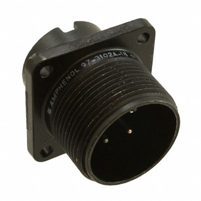 97-3102A-18-4P(946) by Amphenol Industrial Operations - CONNECTOR RECPT MALE 4P SILV SLDR CUP