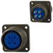97-3102A-18-4S by Amphenol Industrial Operations - CONNECTOR RECPT FMALE 4P SOLDER CUP