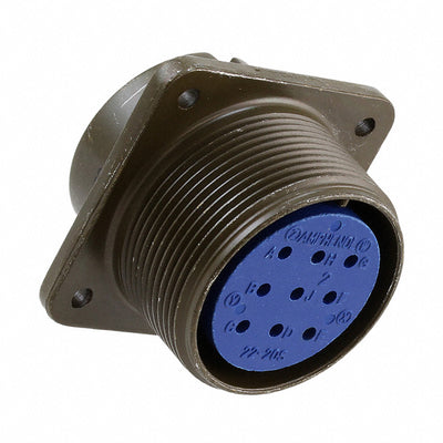 97-3102A-22-20S by Amphenol Industrial Operations - CONNECTOR RECPT FMALE 9P SOLDER CUP