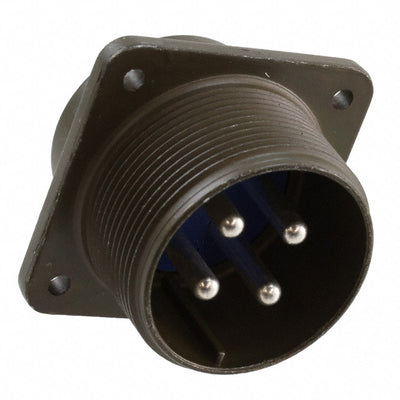 97-3102A-22-22P by Amphenol Industrial Operations - CONNECTOR RECPT MALE 4P SILV SLDR CUP
