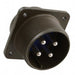 97-3102A-22-22P by Amphenol Industrial Operations - CONNECTOR RECPT MALE 4P SILV SLDR CUP