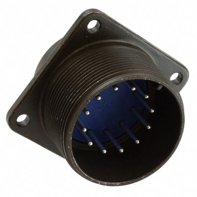 97-3102A-24-19P by Amphenol Industrial Operations - CONNECTOR RECPT MALE 12P SOLDER CUP