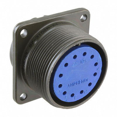 97-3102A-24-19S by Amphenol Industrial Operations - CONNECTOR RECPT FMALE 12P SOLDER CUP