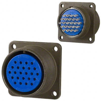 97-3102A-24-28S by Amphenol Industrial Operations - CONNECTOR RECPT FMALE 24P SOLDER CUP