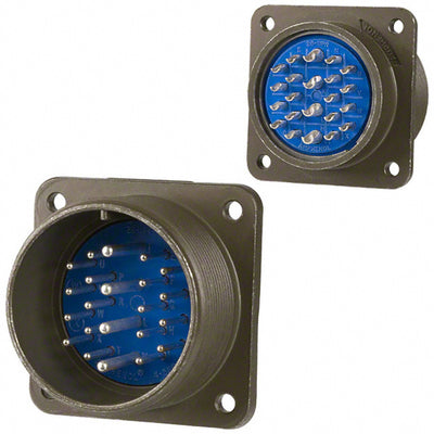 97-3102A-28-11P by Amphenol Industrial Operations - CONNECTOR RECPT MALE 22P SOLDER CUP