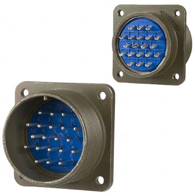 97-3102A-28-16P by Amphenol Industrial Operations - CONNECTOR RECPT MALE 20P SOLDER CUP