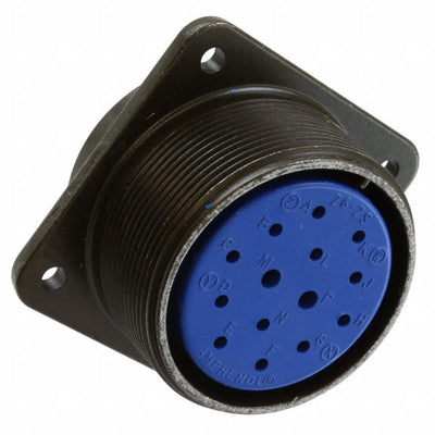 97-3102A-28-2S by Amphenol Industrial Operations - CONNECTOR RECPT FMALE 14P SOLDER CUP