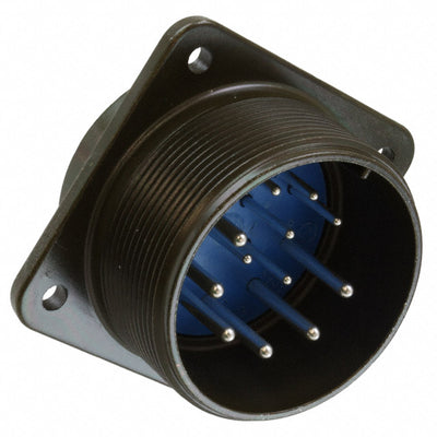 97-3102A-28-9P by Amphenol Industrial Operations - CONNECTOR RECPT MALE 12P SOLDER CUP