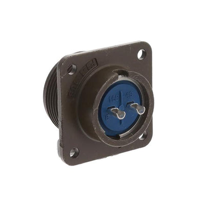 97-3102A16S-4S by Amphenol Industrial Operations - CONNECTOR RECPT FMALE 2P SILV SLDR CUP