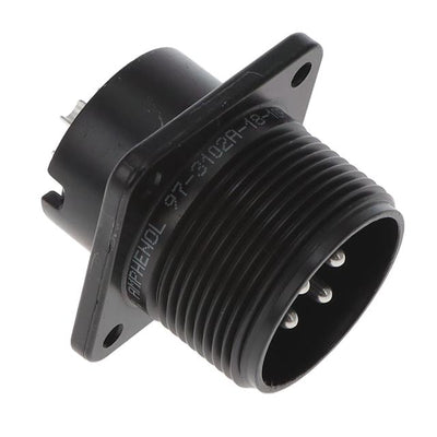 97-3102A18-10P-621 by Amphenol Industrial Operations - CONNECTOR RECPT MALE 4P SILV SLDR CUP
