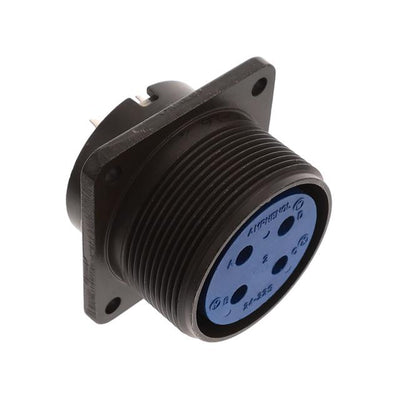 97-3102A24-22S by Amphenol Industrial Operations - CONNECTOR RECPT FMALE 4P SOLDER CUP
