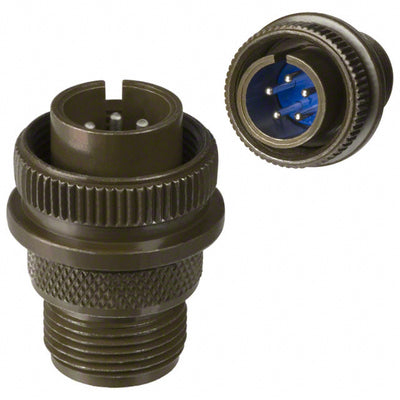 97-3106A-14S-5P by Amphenol Industrial Operations - CONNECTOR PLUG MALE 5P SILV SLDR CUP