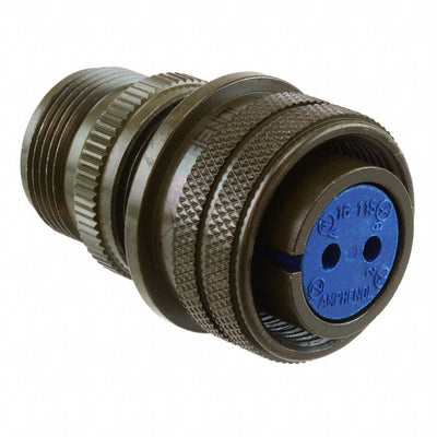 97-3106A-16-11S by Amphenol Industrial Operations - CONNECTOR PLUG FMALE 2P SOLDER CUP