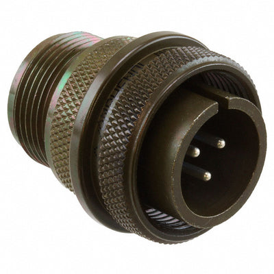 97-3106A-16S-6P by Amphenol Industrial Operations - CONNECTOR PLUG MALE 3P SILV SLDR CUP