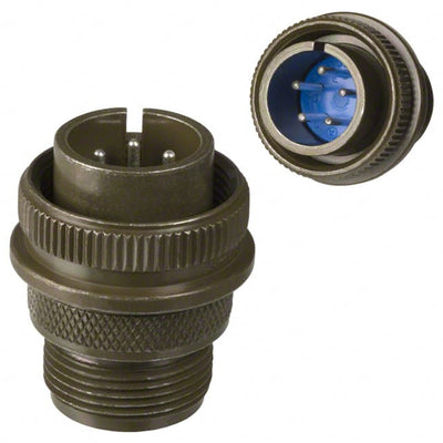97-3106A-16S-8P by Amphenol Industrial Operations - CONNECTOR PLUG MALE 5P SILV SLDR CUP