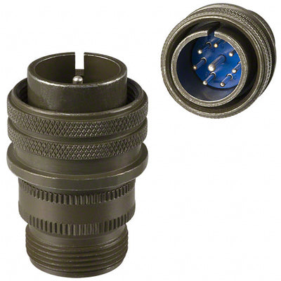 97-3106A-18-8P by Amphenol Industrial Operations - CONNECTOR PLUG MALE 8P SILV SLDR CUP
