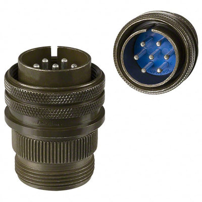 97-3106A-20-15P by Amphenol Industrial Operations - CONNECTOR PLUG MALE 7P SILV SLDR CUP
