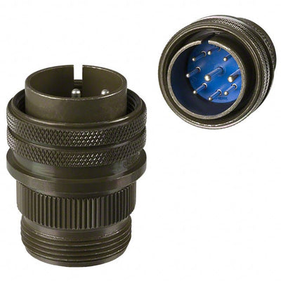 97-3106A-20-16P by Amphenol Industrial Operations - CONNECTOR PLUG MALE 9P SILV SLDR CUP