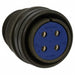 97-3106A-22-22S by Amphenol Industrial Operations - CONNECTOR PLUG FMALE 4P SOLDER CUP
