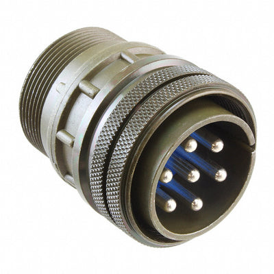 97-3106A-24-10P by Amphenol Industrial Operations - CONNECTOR PLUG MALE 7P SILV SLDR CUP
