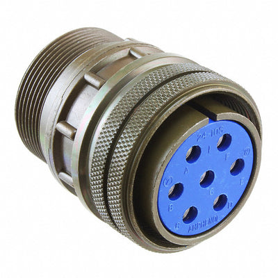 97-3106A-24-10S by Amphenol Industrial Operations - CONNECTOR PLUG FMALE 7P SOLDER CUP
