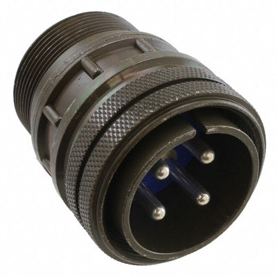 97-3106A-24-22P by Amphenol Industrial Operations - CONNECTOR PLUG MALE 4P SILV SLDR CUP