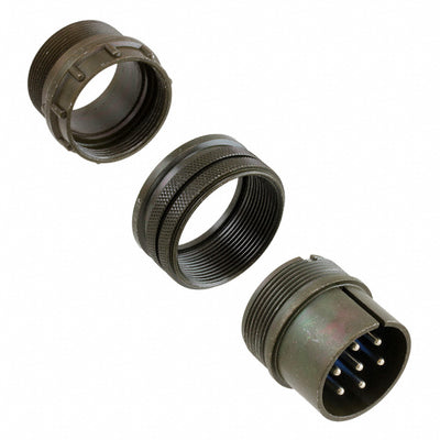 97-3106A-24-2P by Amphenol Industrial Operations - CONNECTOR PLUG MALE 7P SILV SLDR CUP