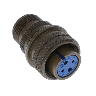 97-3106A16-9S by Amphenol Industrial Operations - CONNECTOR PLUG FMALE 4P SILV SLDR CUP