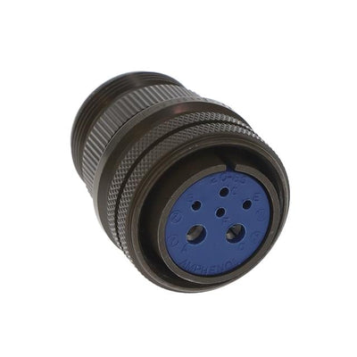 97-3106A20-8S by Amphenol Industrial Operations - CONNECTOR PLUG FMALE 6P SILV SLDR CUP