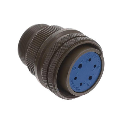 97-3106A22-5S by Amphenol Industrial Operations - CONNECTOR PLUG FMALE 6P SILV SLDR CUP