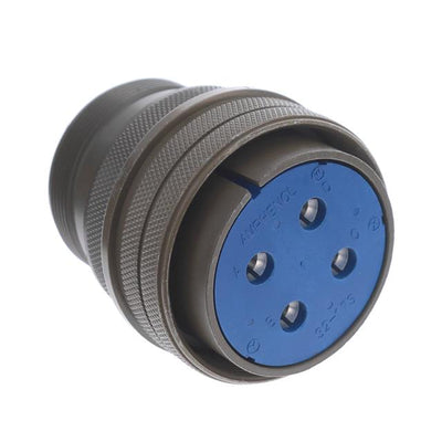 97-3106A32-17S by Amphenol Industrial Operations - CONNECTOR PLUG FMALE 4P SILV SLDR CUP
