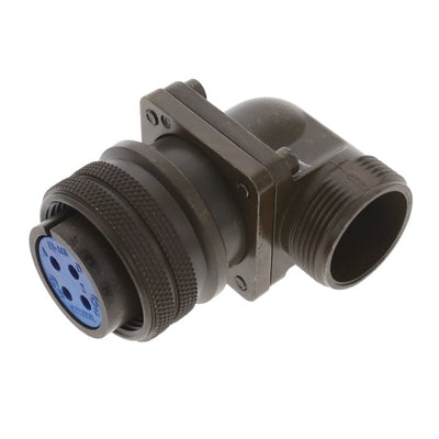 97-3108A18-10S by Amphenol Industrial Operations - CONNECTOR PLUG FMALE 4P SILV SLDR CUP