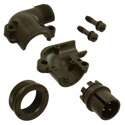97-3108B-14S-1P by Amphenol Industrial Operations - CONNECTOR PLUG MALE 3P SILV SLDR CUP