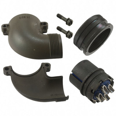 97-3108B-22-22S by Amphenol Industrial Operations - CONNECTOR PLUG FMALE 4P SOLDER CUP