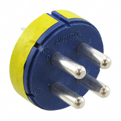 97-32-17P by Amphenol Industrial Operations - CONNECTOR MALE INSERT 4P SOLDER CUP