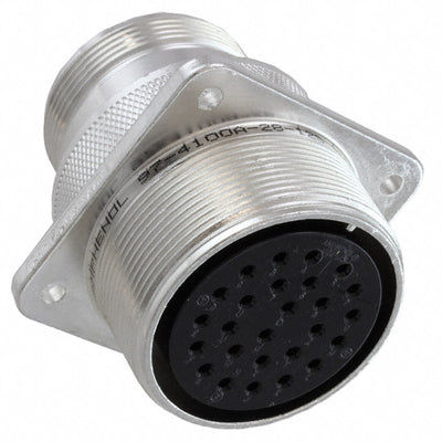 97-4100A-28-12S by Amphenol Industrial Operations - CONNECTOR RECPT HSG FMALE 26POS PNL MT