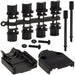 970-009-010-011 by NorComp Inc. - CONNECTOR BACKSHELL 9POS 180DEG BLACK