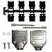 970-009-020R121 by NorComp Inc. - CONNECTOR BACKSHELL 9POS 180DEG SHLD
